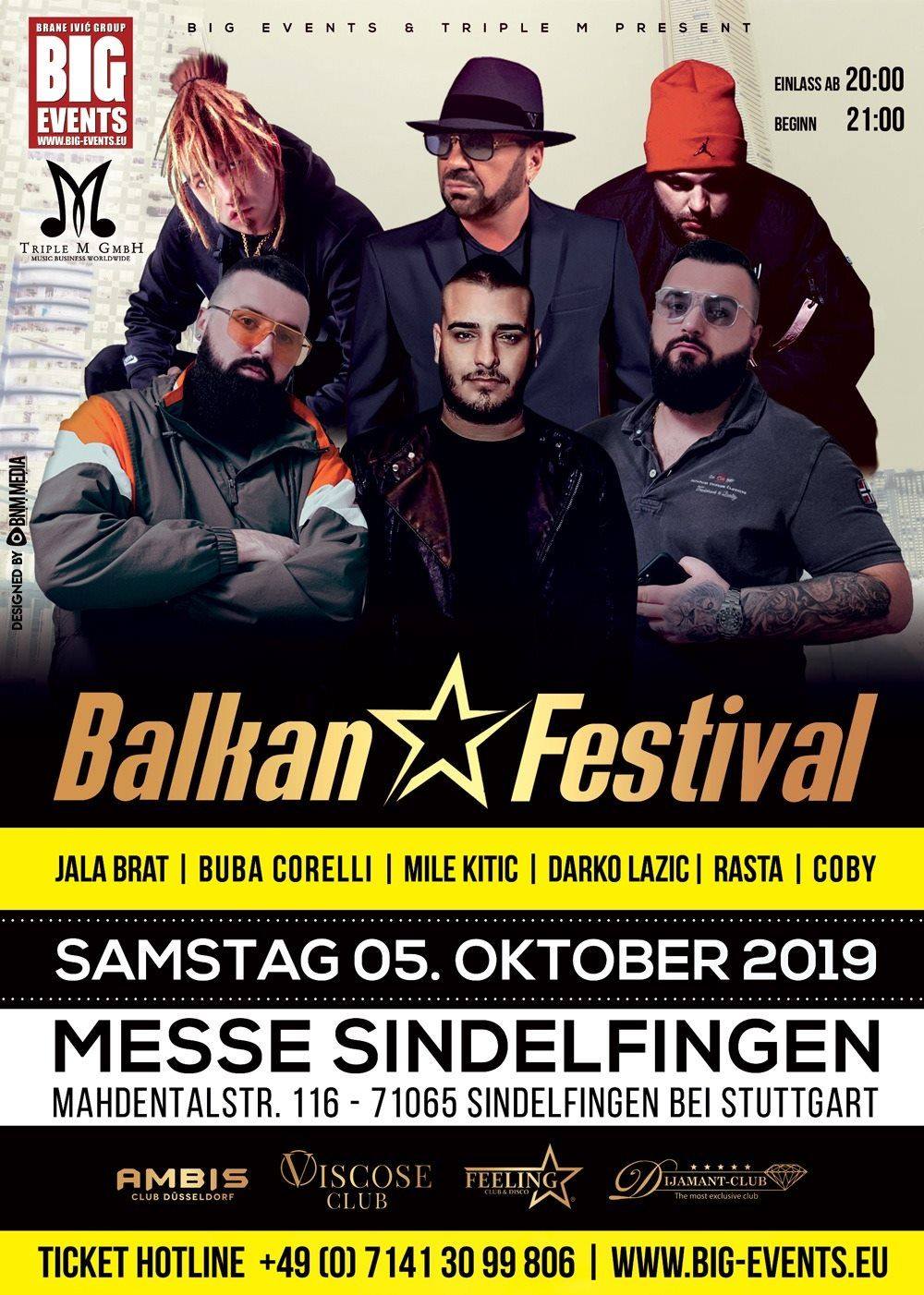 Balkan Festival u Stuttgartu: Na spektaklu nastupaju Jala Brat, Buba Corelli, Rasta, Coby…