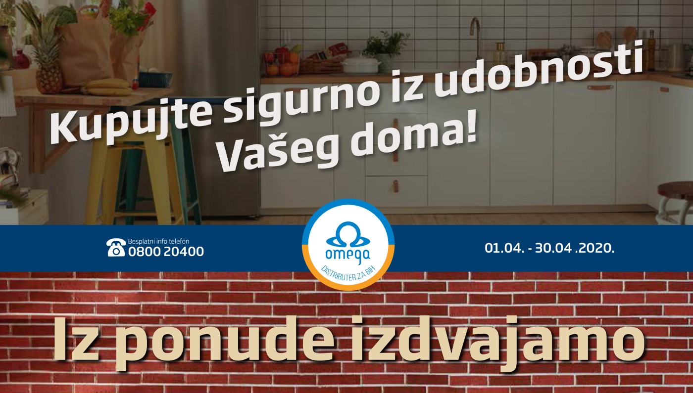 OMEGA web shop – Kupujte iz udobnosti svog doma: Pogledajte akcijsku ponudu za april