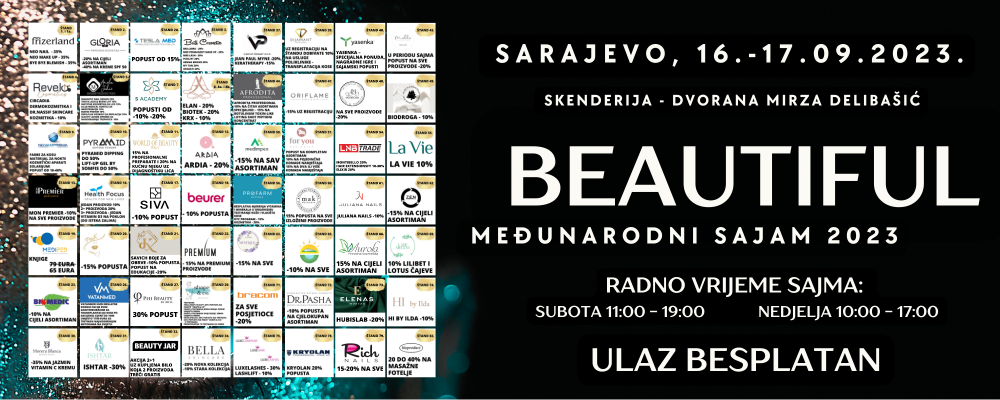 Sjajni popusti na Sajmu BeautiFUL 2023 – Pogledajte šta vas sve očekuje na Sajmu BeautiFUL 2023