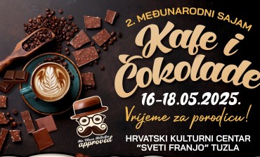 Najslađi sajam ponovo u Tuzli - 2. Sajam kafe i čokolade od 16.- 18. 05. 2025.