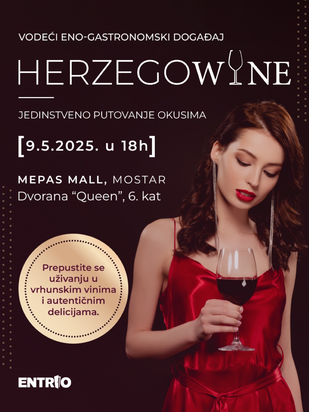 Treće izdanje Herzegowine festivala vina otvara svoja vrata 9. 5. u Mostaru