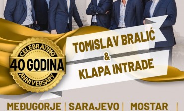 Bralić i klapa Intrade slave 40. godina na sceni s čak 3 velika koncerta u Bosni i Hercegovini!