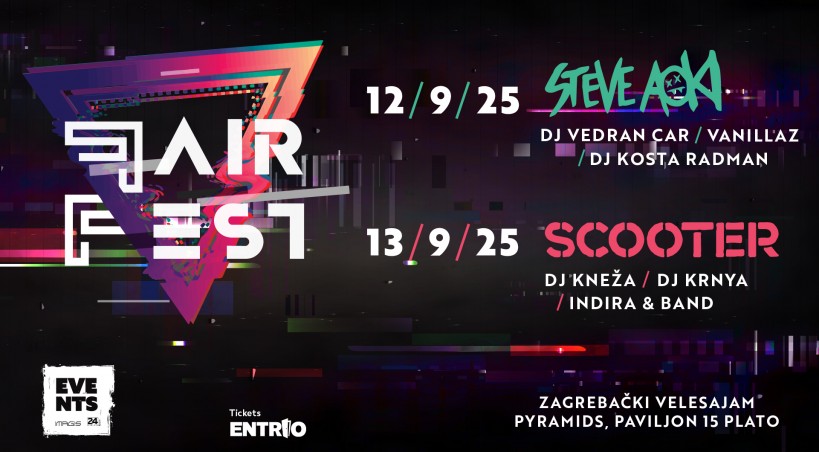 Novi regionalni muzički festival FAIR FEST predstavlja svjetske zvijezde elektronske i tehno muzike!